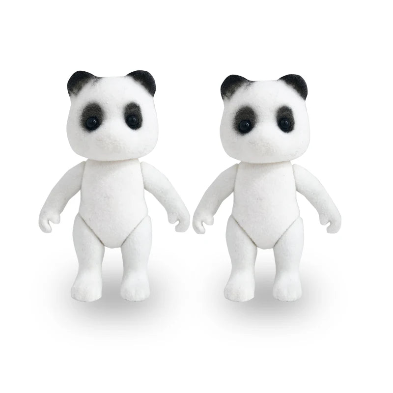 Dress Dollhouse Accessories 1:12 Forest Animal Family Clothes Fashion Daily Wear Casual Outfits Vest Shirt Skirt Pants  for Doll