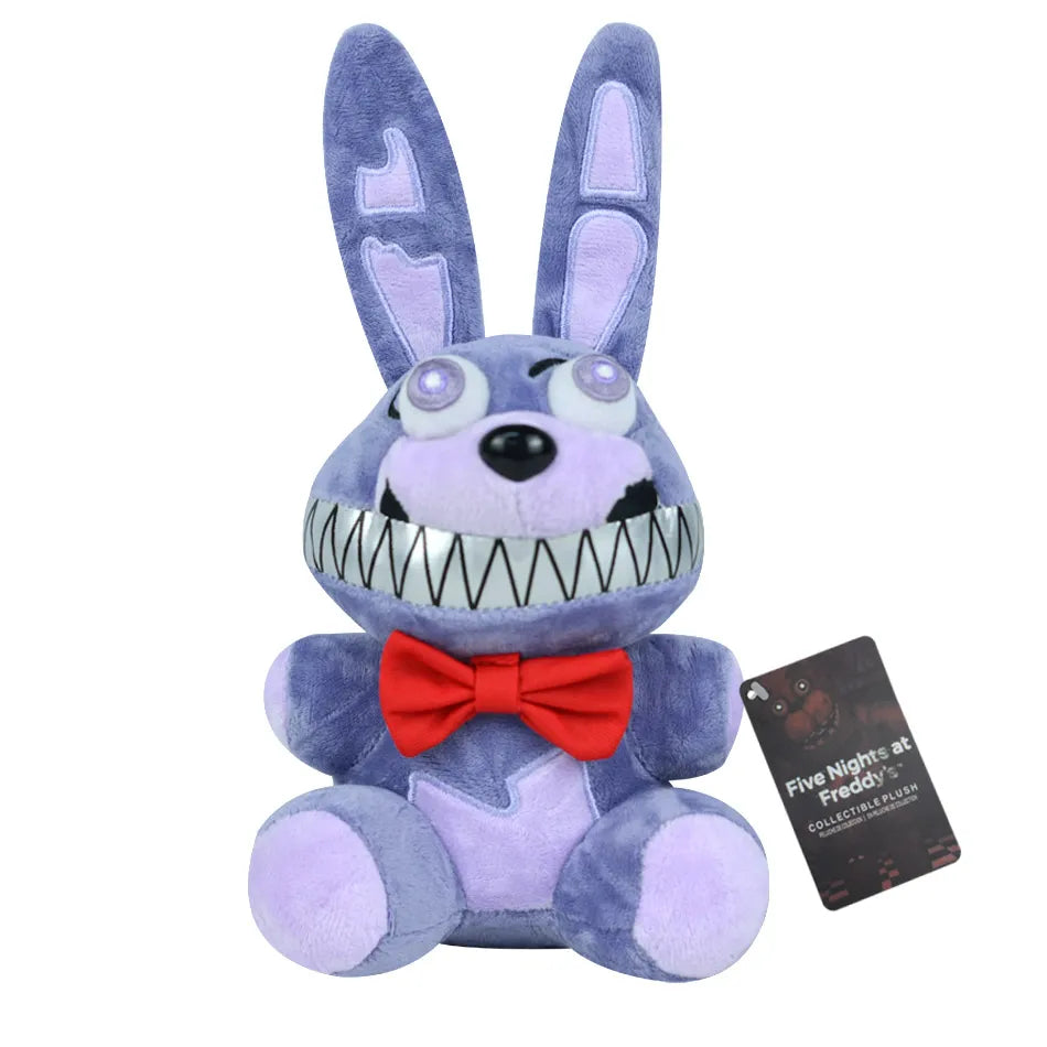 2025New FiveNight At Freddy Fnaf Cute Plush Toys Doll Bonnie Bear Foxy Cartoon Stuffed Dolls Freddy Toys For Children Fans Gifts