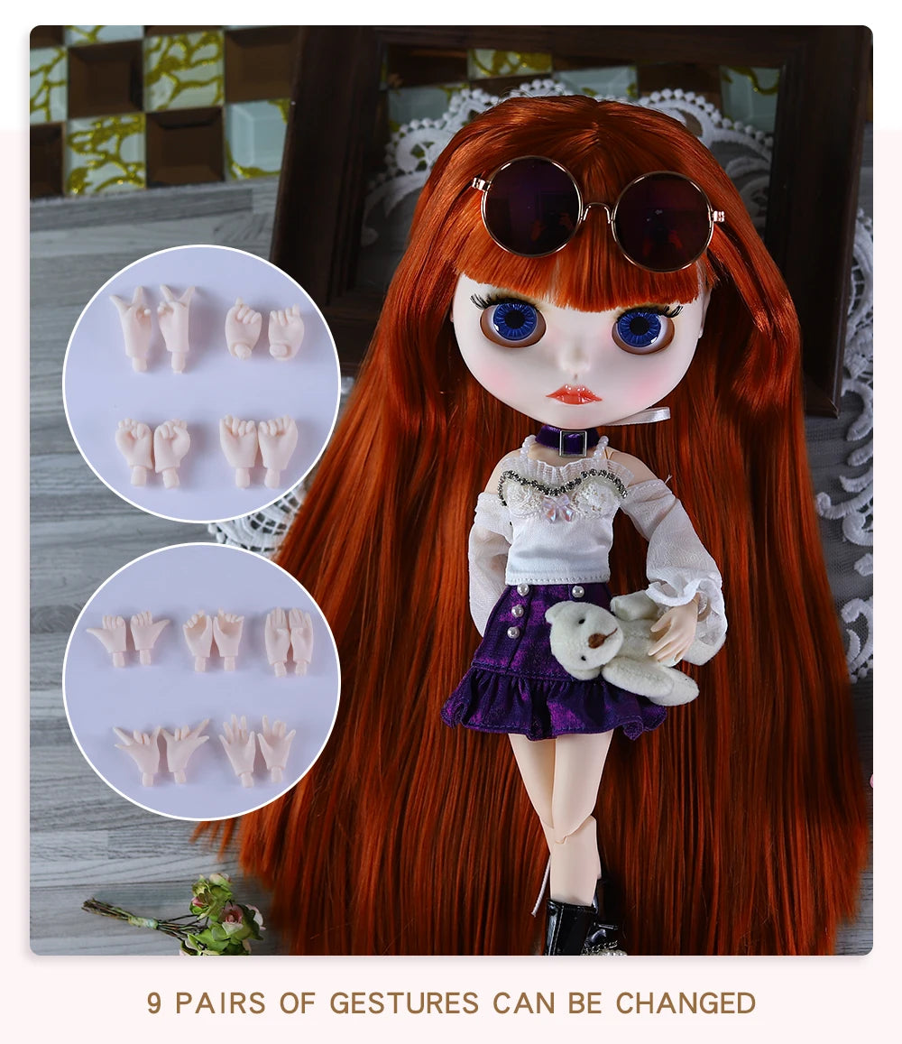 ICY DBS Blyth Doll White Skin Joint Body 1/6 BJD Special Price OB24 Toy Gift