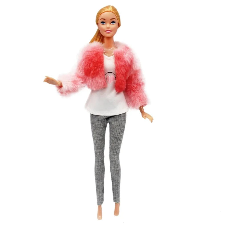 1 Set 1/6 Doll Pants Clothes Party Dress Doll Accessories Fashion Casual Suit Clothes for 30cm Barbies Doll