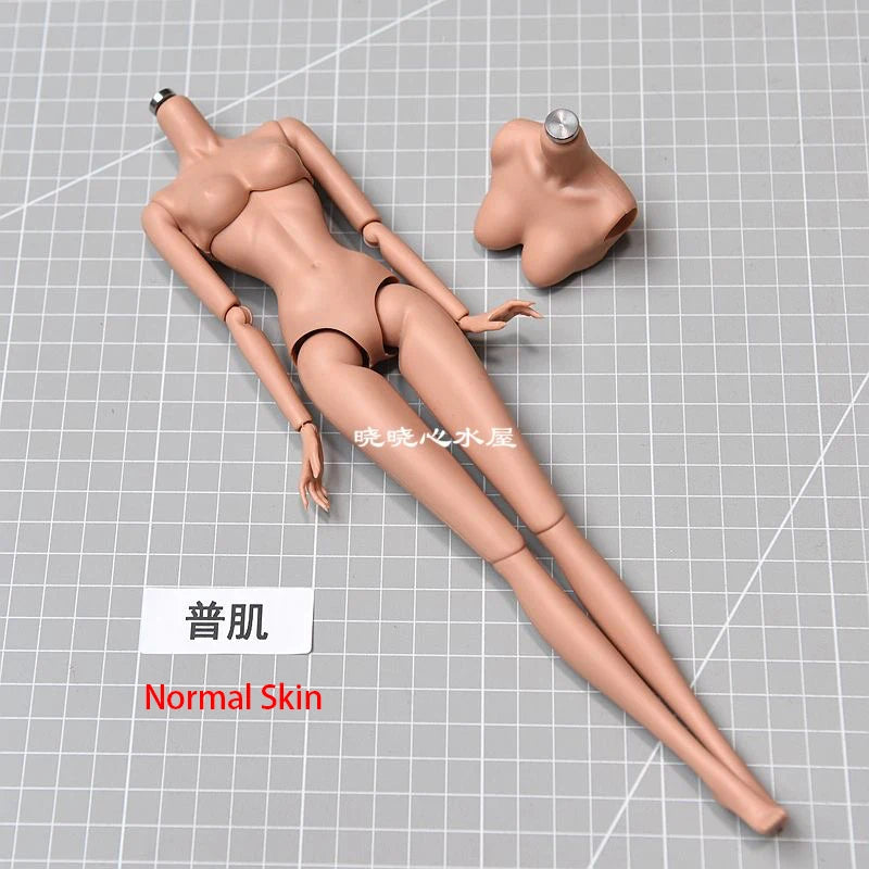 NEW LULY/Supermodel Doll Body Toy 12 Skin Tones High Quality With Replacement Big Boobs 1/6 Body Parts Removable For Babi Doll