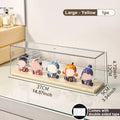 Transparent doll Display Cabinet, Dust-Proof Storage Box for Collectibles, doll and doll Display Rack, Stackable Storage Box