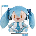 Cartoon 20cm Hatsune Miku Plush Doll Toy Anime sakura Miku snow Miku Character Kawaii Sitting posture Fufu Kids Christmas Gift