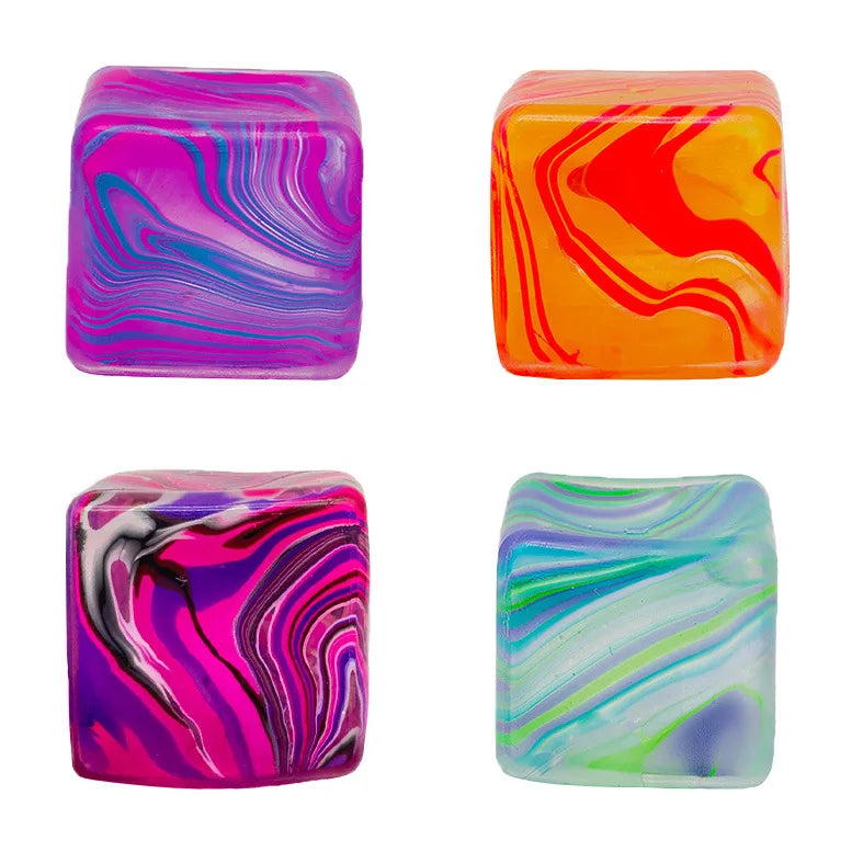 Needoh Snowflake Ice Cube Malt Sugar Squishy Blind Box Stress Relief Slow Rebound Anti-Anxiety Squeeze Toy Puzzle Hands-On Toys