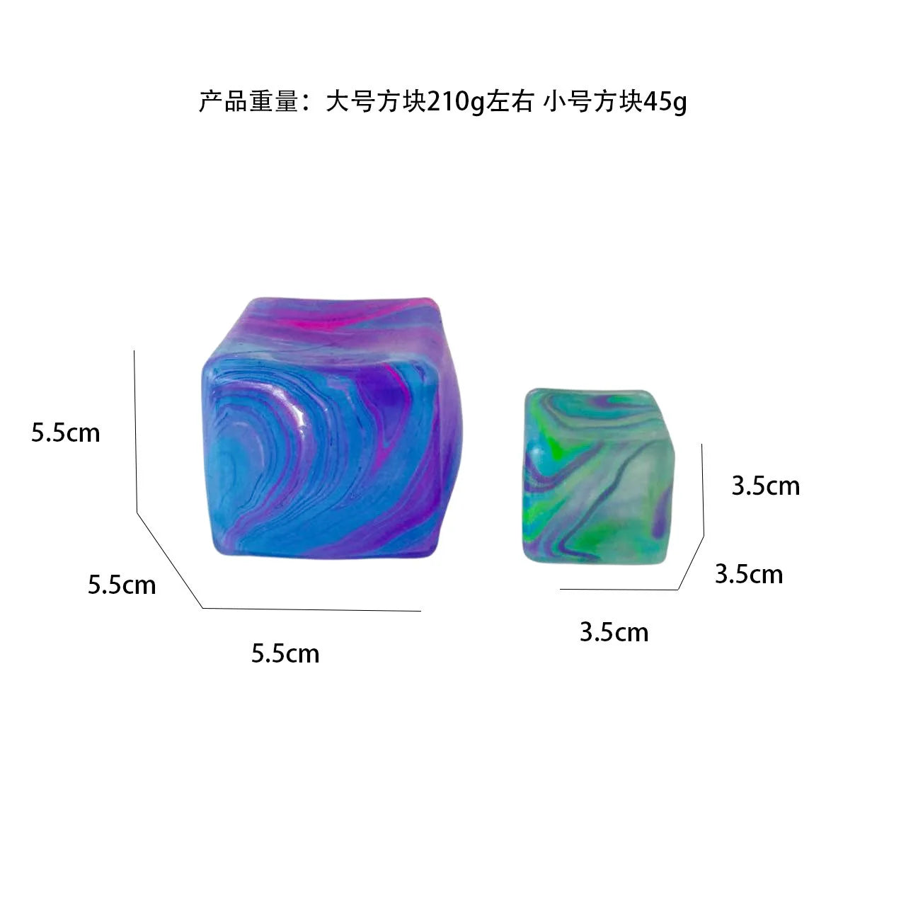 Needoh Snowflake Ice Cube Malt Sugar Squishy Blind Box Stress Relief Slow Rebound Anti-Anxiety Squeeze Toy Puzzle Hands-On Toys