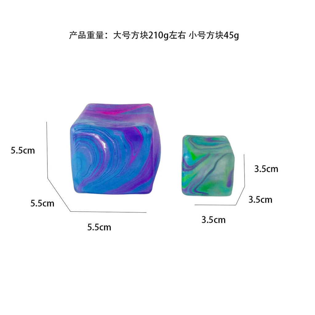 Needoh Snowflake Ice Cube Malt Sugar Squishy Blind Box Stress Relief Slow Rebound Anti-Anxiety Squeeze Toy Puzzle Hands-On Toys