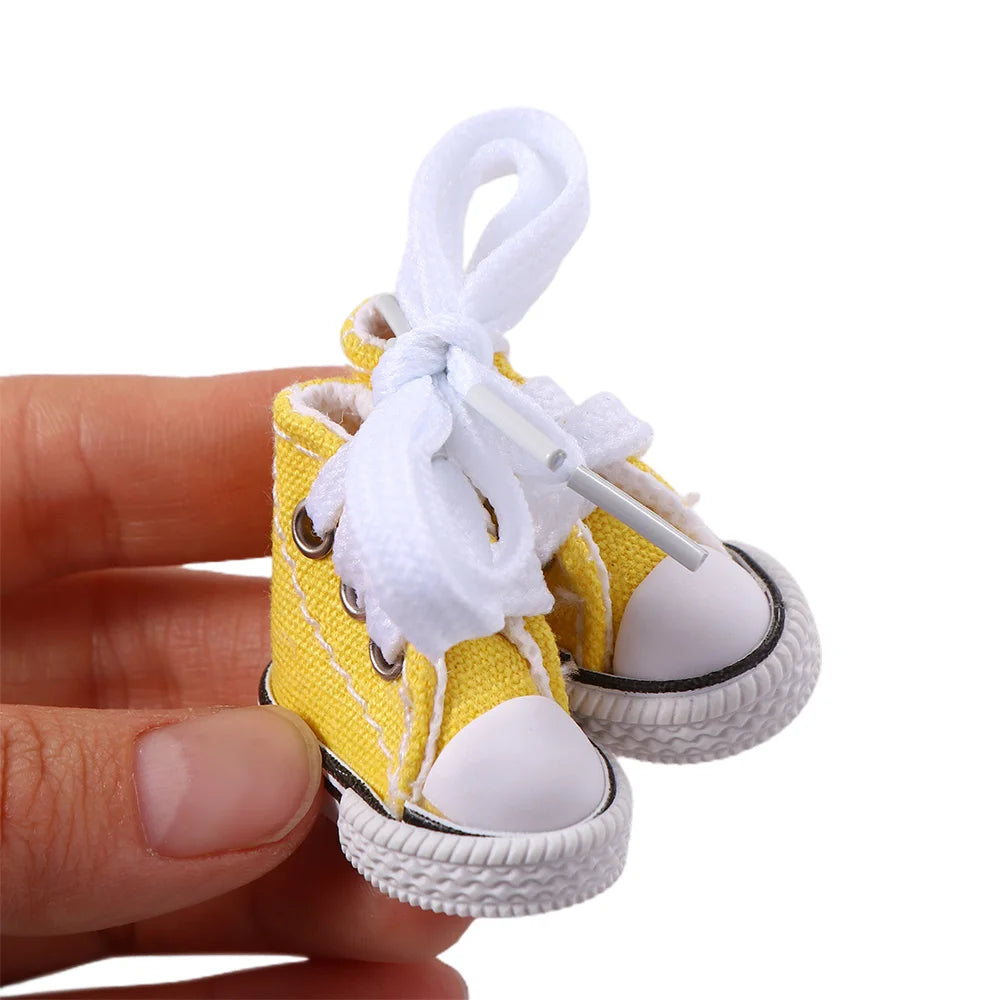 Dolls Accessories 3.5CM/5cm Sneakers Shoes Mini Shoes For Children Blyth Shoes Canvas Shoes Shoes