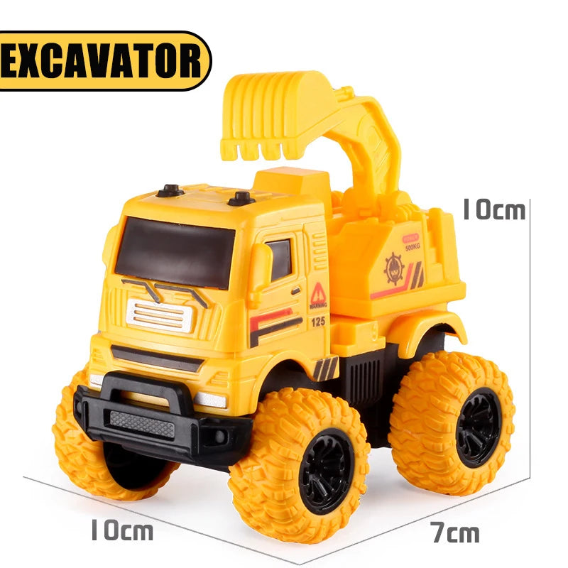 Pull Back Toy Car  Inertial Rotation Car Four-wheel Drive Off-road Vehicle SUV Racing Power Car Children's Toy CarGift