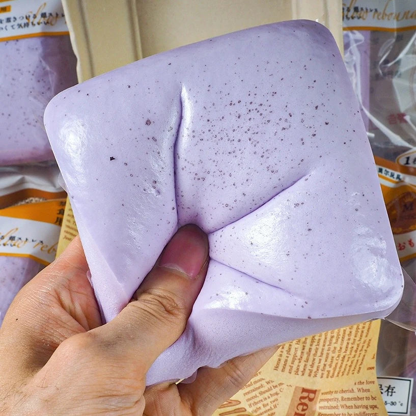 Soft Slow Rising Toast Squishy Stress Relief Fidget Toys Sticky Toast Squishy Squeeze Toys Sensory Fidget Toy for Adults