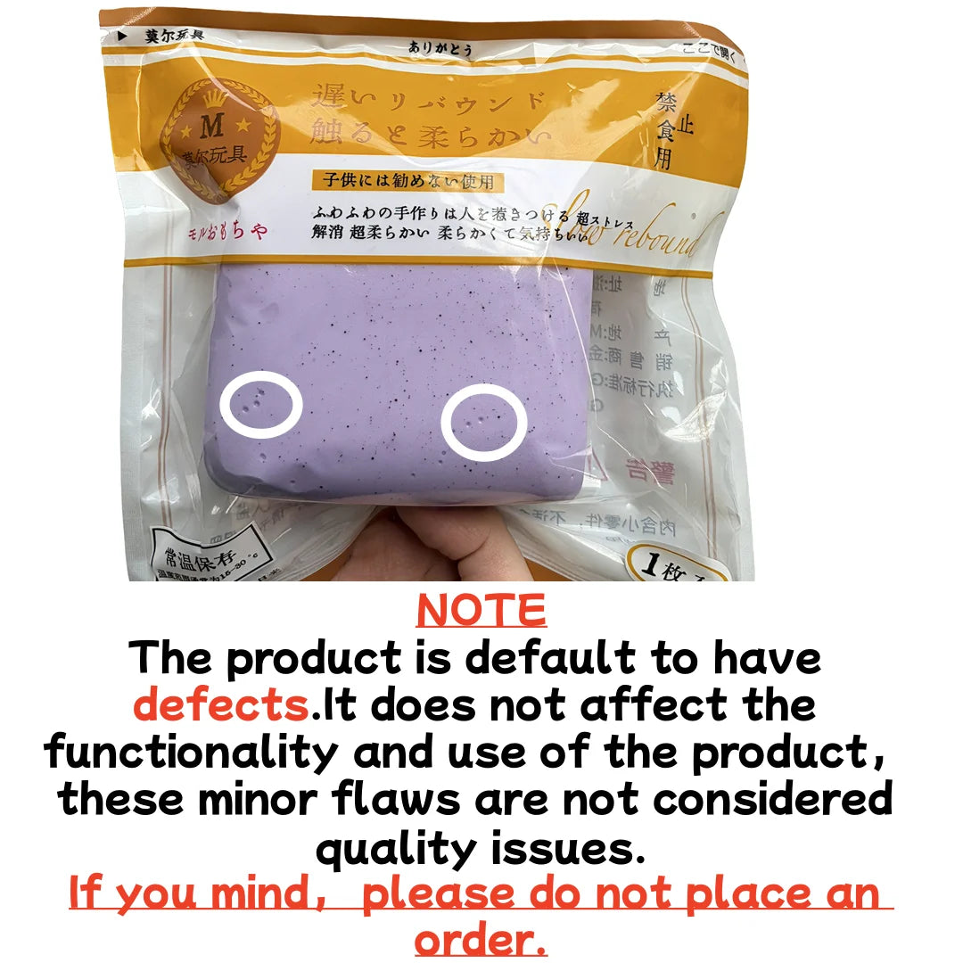 Soft Slow Rising Toast Squishy Stress Relief Fidget Toys Sticky Toast Squishy Squeeze Toys Sensory Fidget Toy for Adults