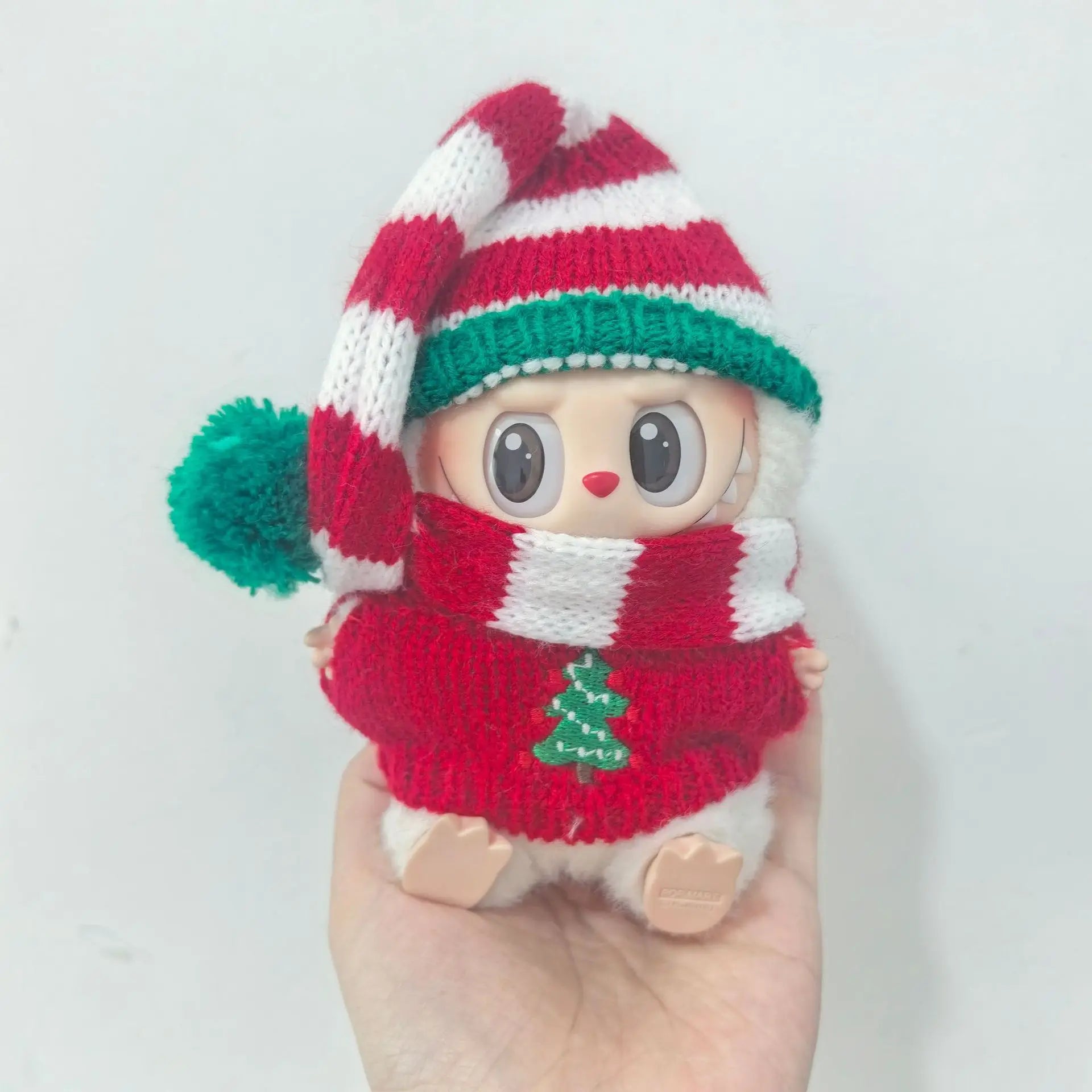 Labubu Keychain Halloween Pumpkin Onesie Doll Clothes Accessories Set Cute LABUBU Clothes Accessories Adorable Costumes
