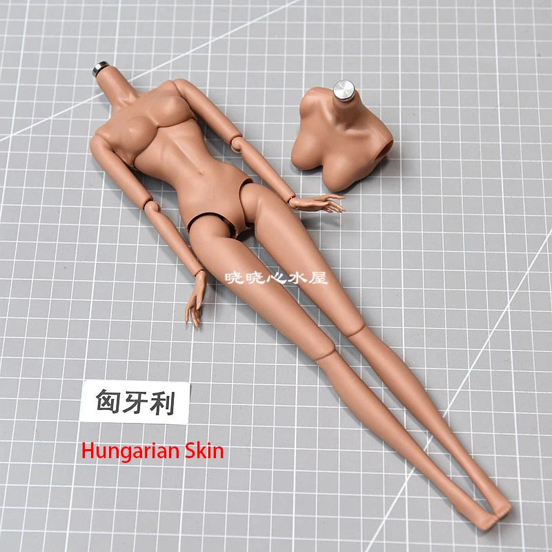 NEW LULY/Supermodel Doll Body Toy 12 Skin Tones High Quality With Replacement Big Boobs 1/6 Body Parts Removable For Babi Doll