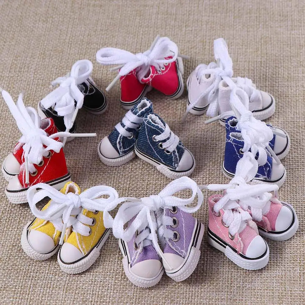 Dolls Accessories 3.5CM/5cm Sneakers Shoes Mini Shoes For Children Blyth Shoes Canvas Shoes Shoes