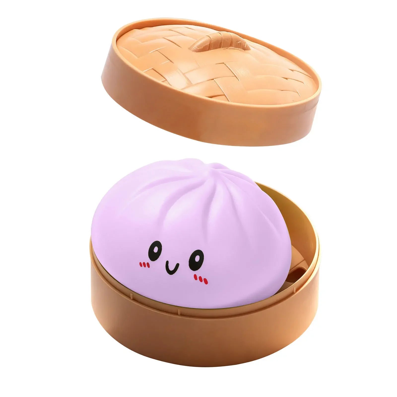 New Glitter Dumpling Glitter Dumpling Squishy with Box Dumplings Sensory Squeeze Toy for Stress Relief