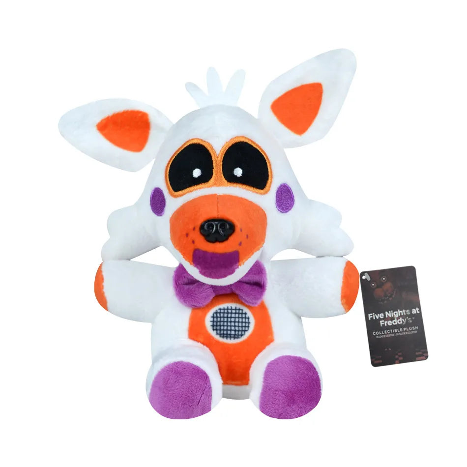 2025New FiveNight At Freddy Fnaf Cute Plush Toys Doll Bonnie Bear Foxy Cartoon Stuffed Dolls Freddy Toys For Children Fans Gifts