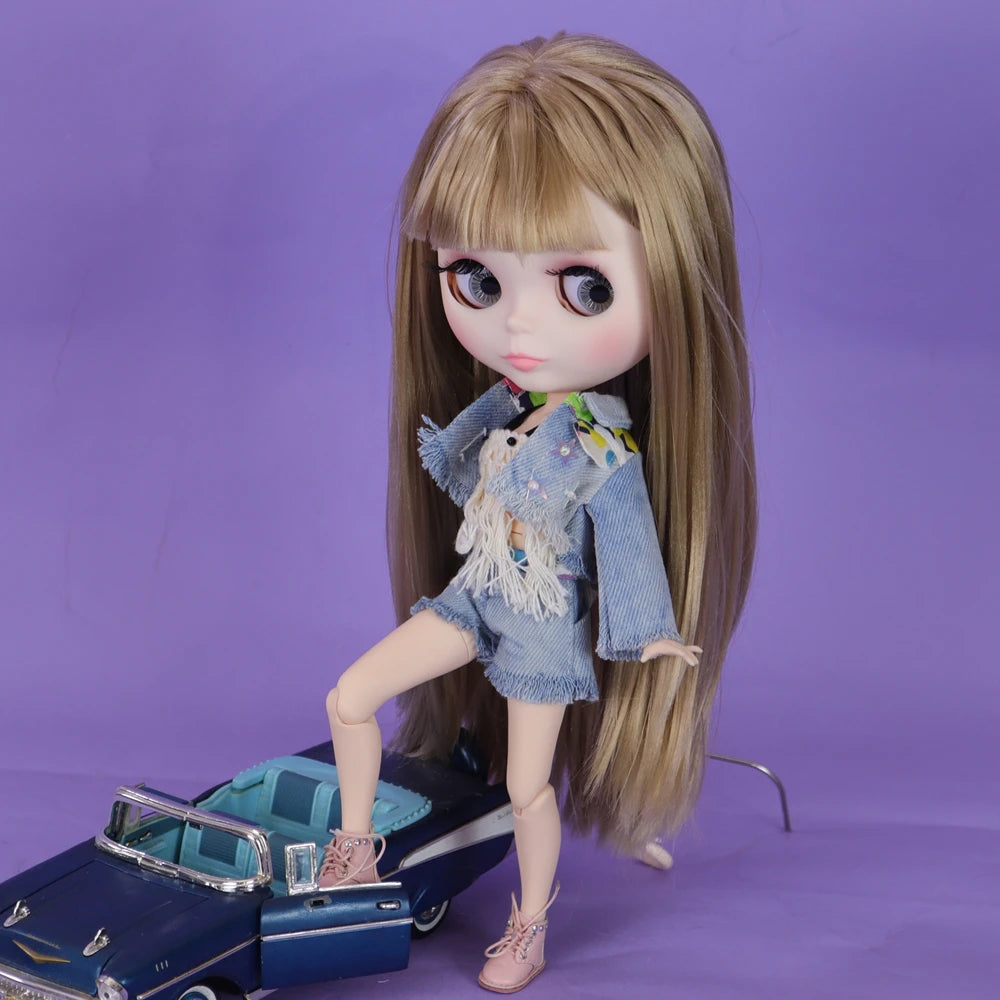 ICY DBS Blyth Doll White Skin Joint Body 1/6 BJD Special Price OB24 Toy Gift