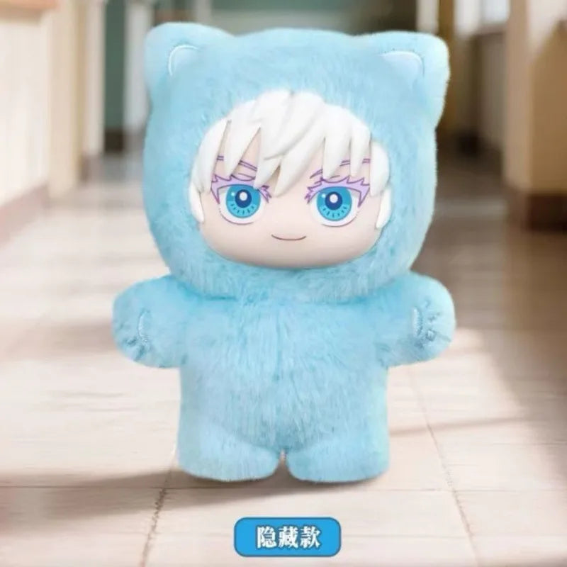 BANDAI Jujutsu Kaisen Battle V2 Cat Paradise Party Series Blind Box Cute Plush Doll Pendant Anime Periphery Surprise Gift