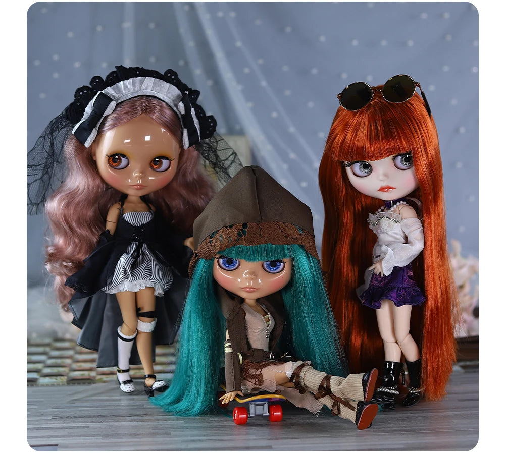 ICY DBS Blyth Doll White Skin Joint Body 1/6 BJD Special Price OB24 Toy Gift