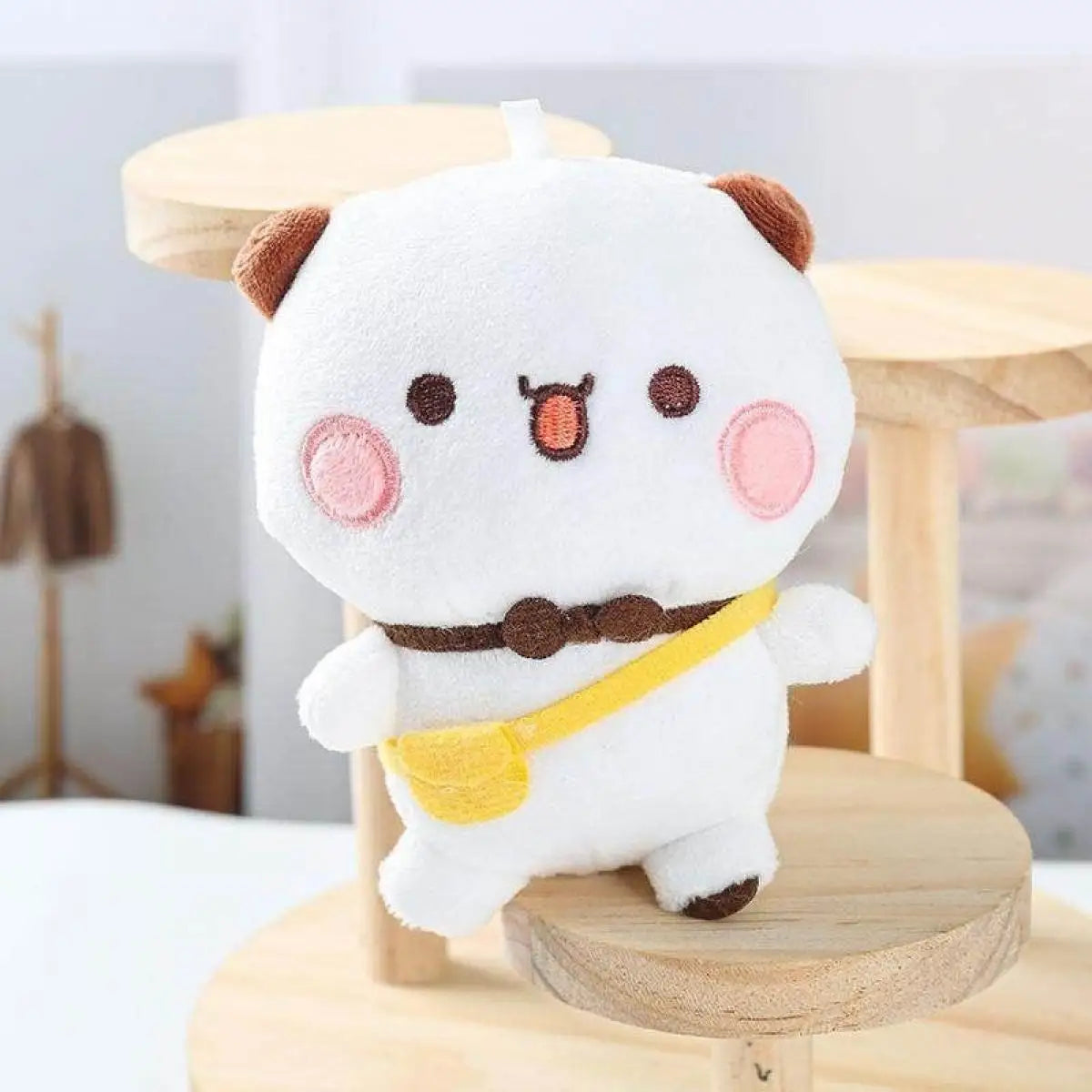 BuBu Plush Keychain Cute Cartoon Stuffed Animal Pendant Soft Bag Charm For Backpack Decor Fashion Accessories