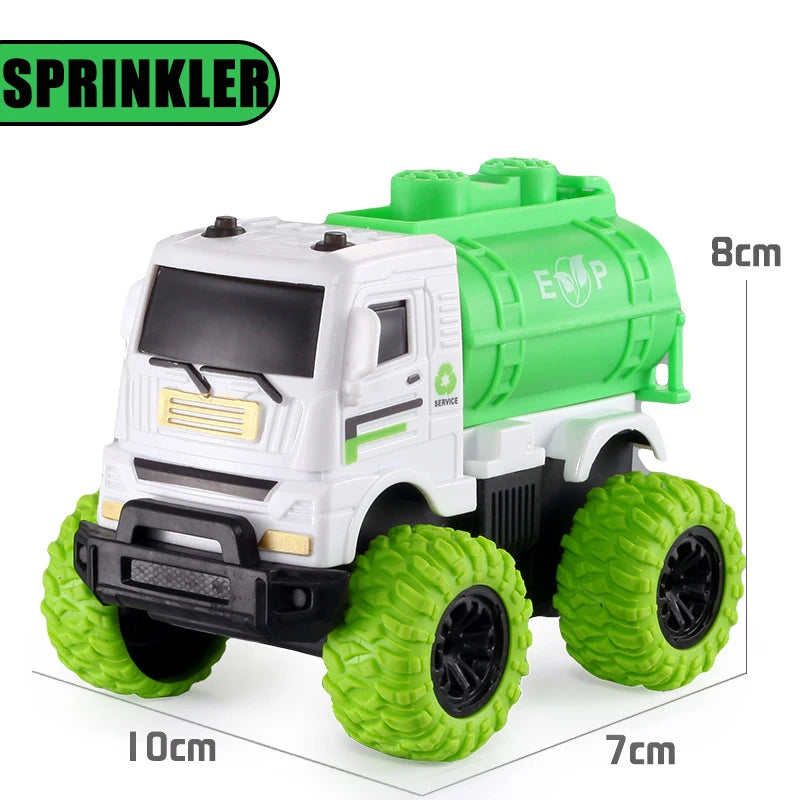 Pull Back Toy Car  Inertial Rotation Car Four-wheel Drive Off-road Vehicle SUV Racing Power Car Children's Toy CarGift