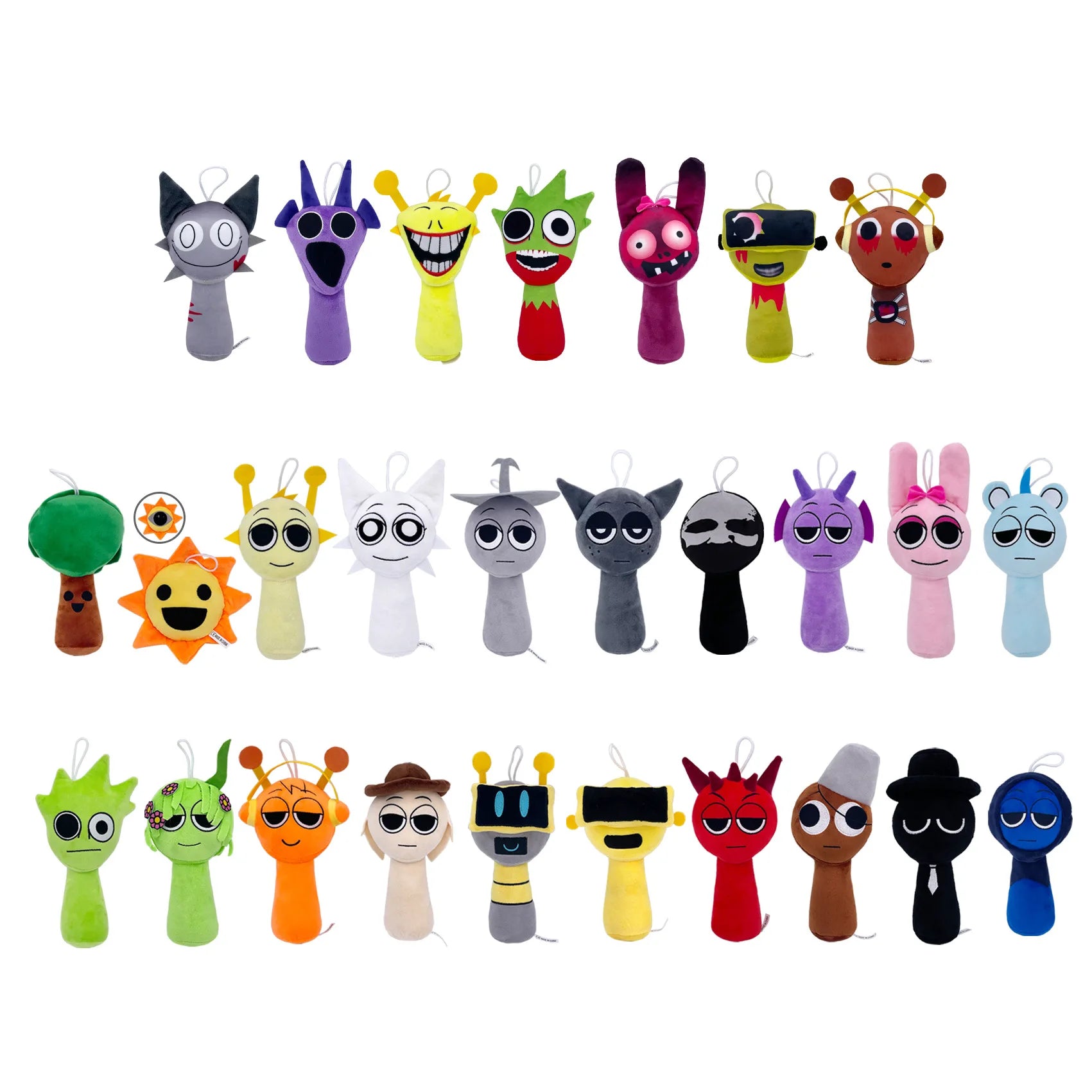 New Sprunki Plush Horror Game Toys Cartoon Cute Soft Stuffed Pillow For Kid Birthday Gift Stuffed Children Dolls