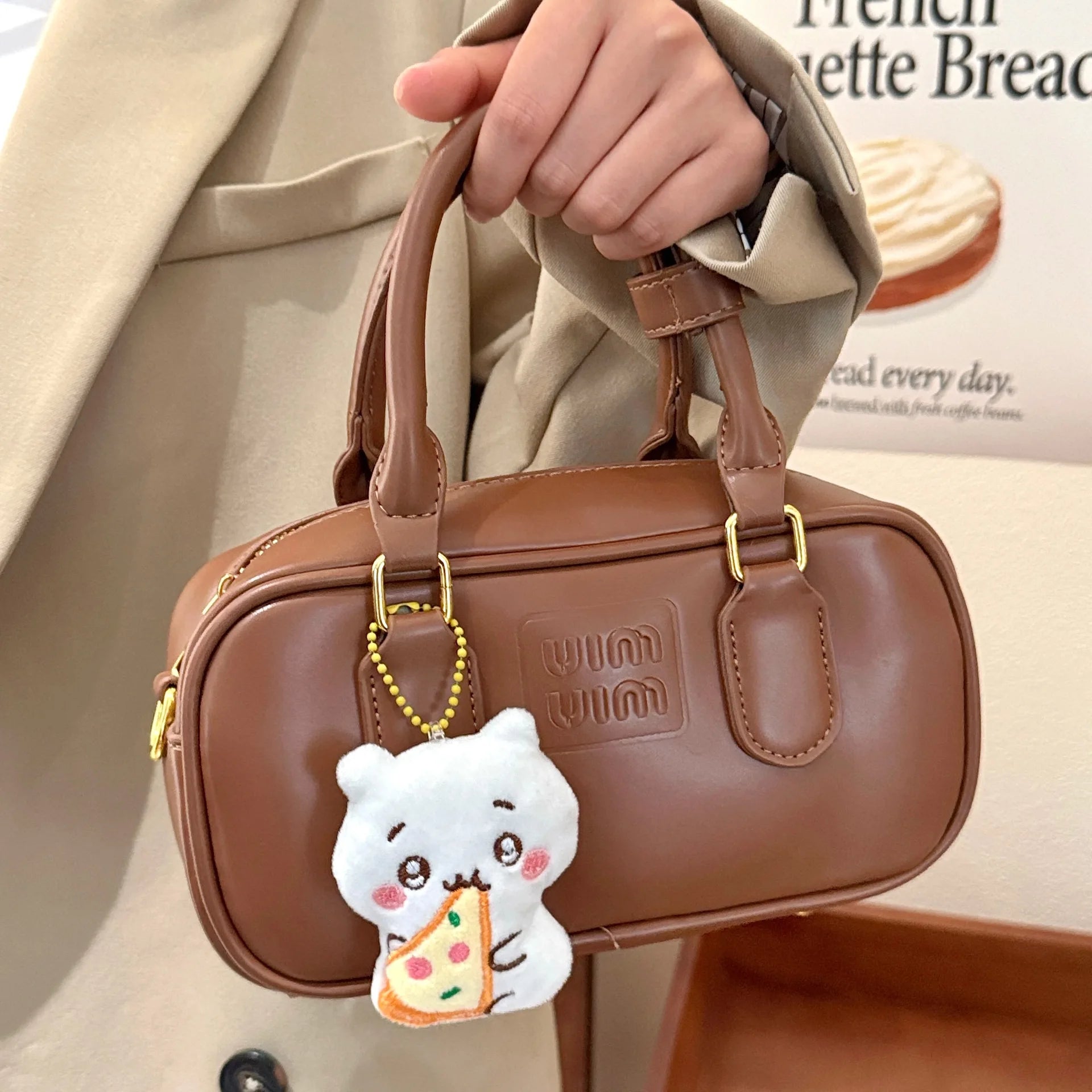 1/3 Pcs Chiikawa Cute Plush Cartoon Doll Pendant Brooch Backpack Keychain Decoration Pendant