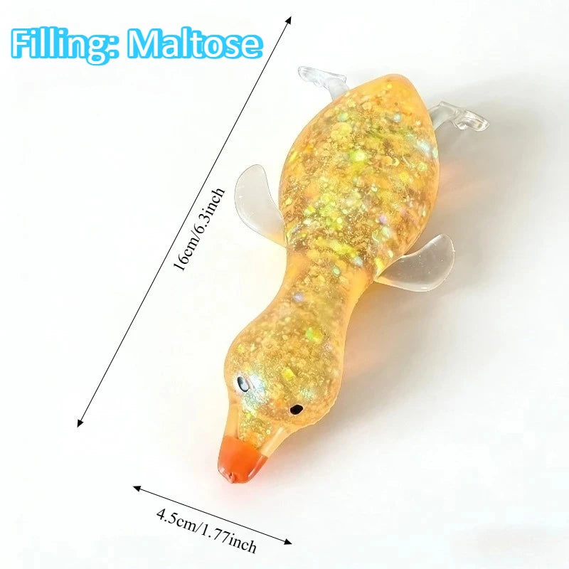 Squishy Antistress Duck Fidgets Toys Cute Goose Animals Vent Toys for Kids Adults Decompression Stretch Toys Friends Best Gift