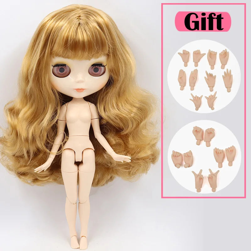 ICY DBS Blyth Doll White Skin Joint Body 1/6 BJD Special Price OB24 Toy Gift