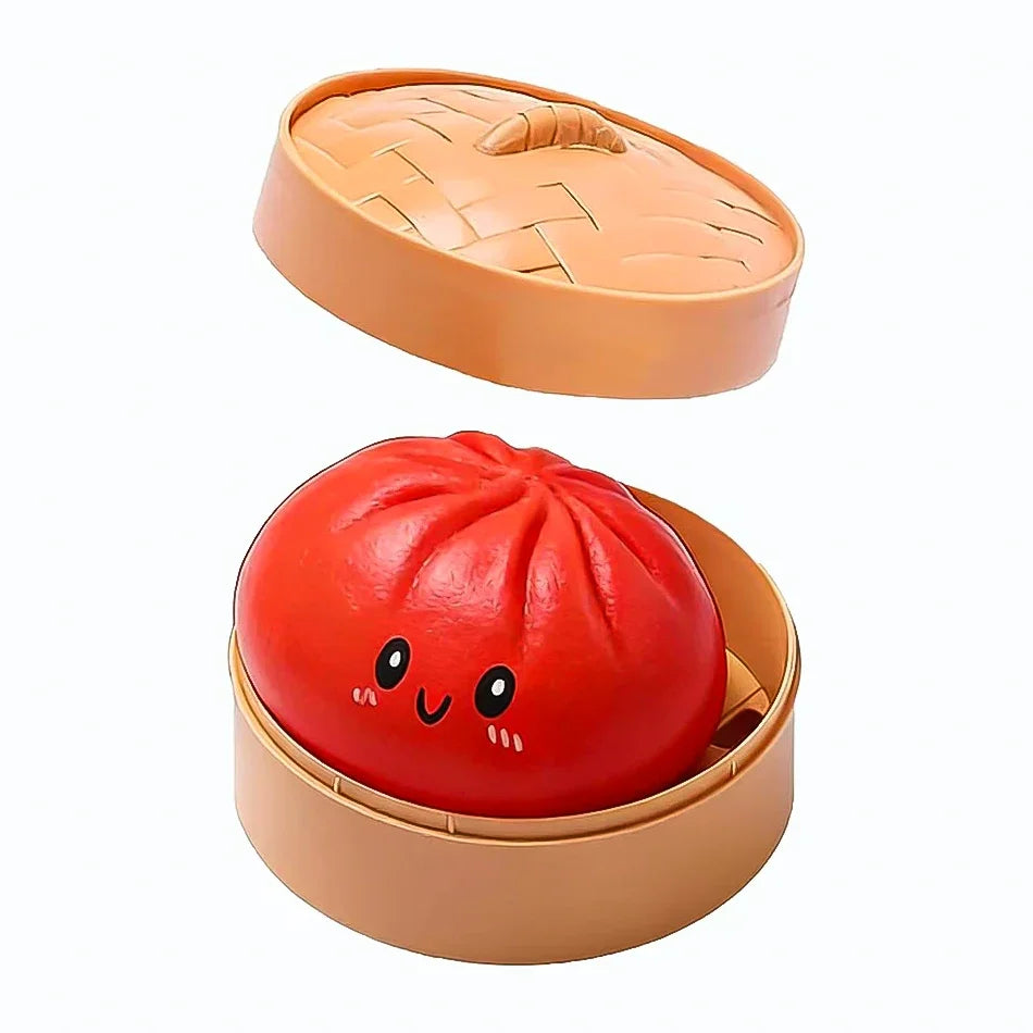 Blind Box Colorful Simulated Dumpling Squishy Relaxing Relieve Anxiety Antistress Enhance Happiness Rebound Squeeze Reliever Toy