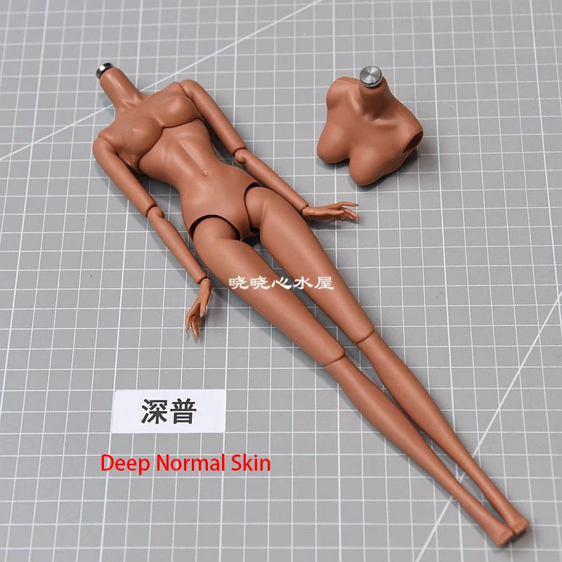 NEW LULY/Supermodel Doll Body Toy 12 Skin Tones High Quality With Replacement Big Boobs 1/6 Body Parts Removable For Babi Doll