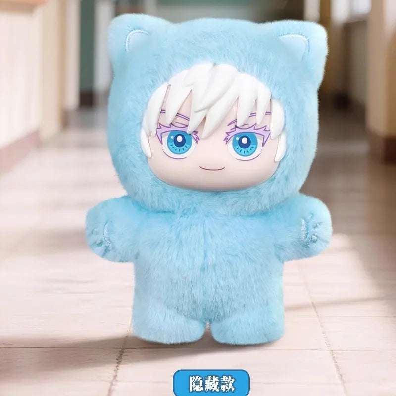 BANDAI Jujutsu Kaisen Battle V2 Cat Paradise Party Series Blind Box Cute Plush Doll Pendant Anime Periphery Surprise Gift