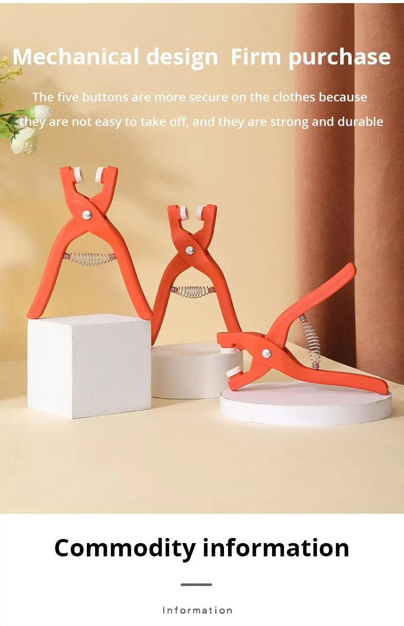 Snap Button Kit With Hand Pressure Pliers 50pcs Snaps , Metal Snaps For Sewing, Sewing Snaps For DIY Crafts Clothes Hats