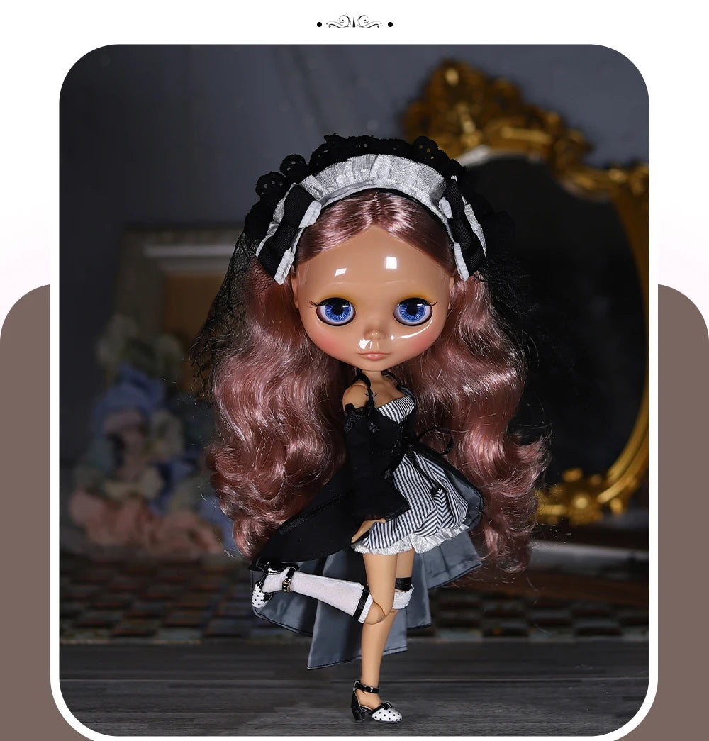 ICY DBS Blyth Doll White Skin Joint Body 1/6 BJD Special Price OB24 Toy Gift