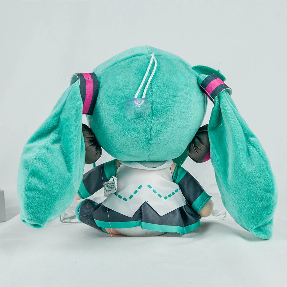 Cartoon 20cm Hatsune Miku Plush Doll Toy Anime sakura Miku snow Miku Character Kawaii Sitting posture Fufu Kids Christmas Gift