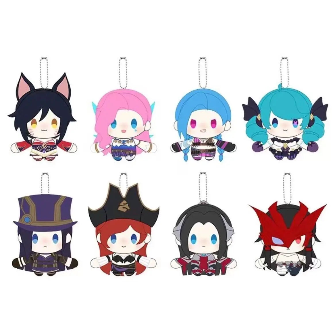 Pumki Genuine League Of Legends Hand-in-Hand Magnetic Plush Keychain Blind Box Series Collectible Toy Pendant Decorative Gift