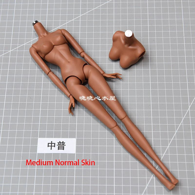 NEW LULY/Supermodel Doll Body Toy 12 Skin Tones High Quality With Replacement Big Boobs 1/6 Body Parts Removable For Babi Doll