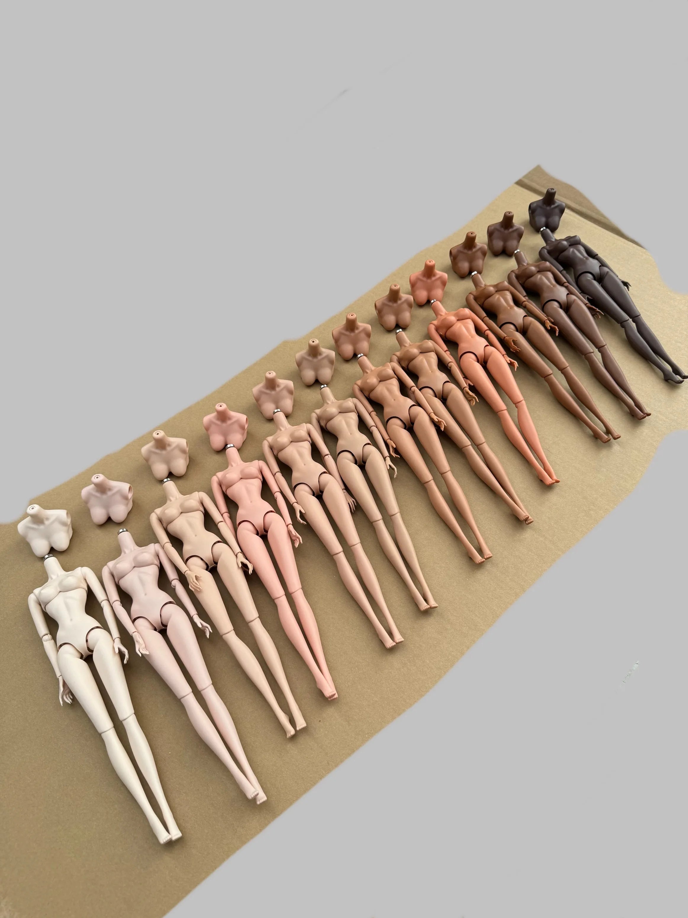 NEW LULY/Supermodel Doll Body Toy 12 Skin Tones High Quality With Replacement Big Boobs 1/6 Body Parts Removable For Babi Doll