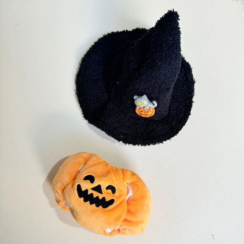Labubu Keychain Halloween Pumpkin Onesie Doll Clothes Accessories Set Cute LABUBU Clothes Accessories Adorable Costumes