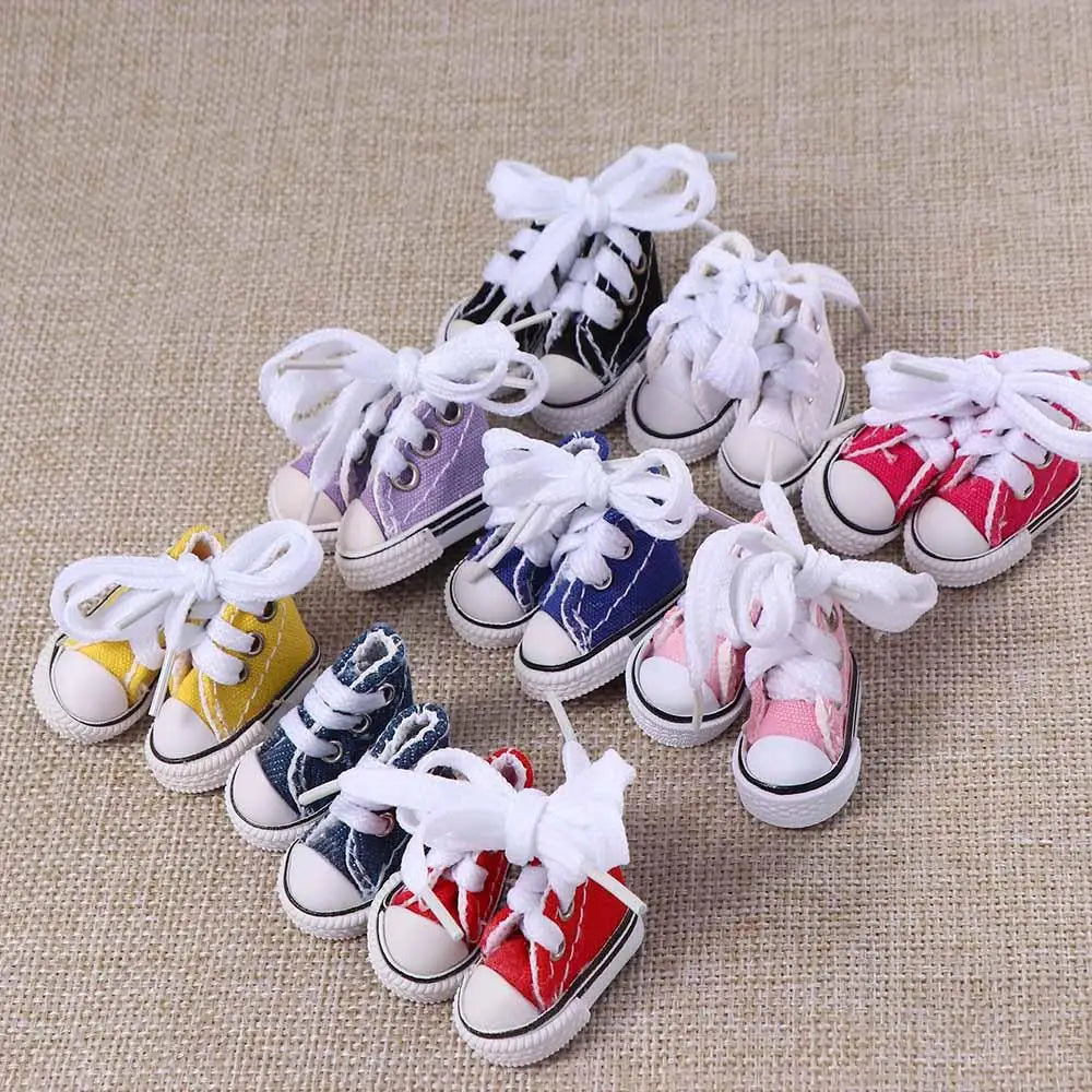 Dolls Accessories 3.5CM/5cm Sneakers Shoes Mini Shoes For Children Blyth Shoes Canvas Shoes Shoes