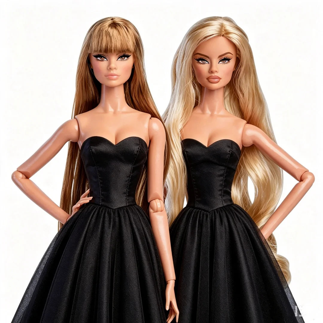 Xianxian New Supermodel Doll / 32cm Nude Naked Doll with Normal Skin Blond Hair / 12 Joint Movable Body + Head / 1/6 Doll Toy
