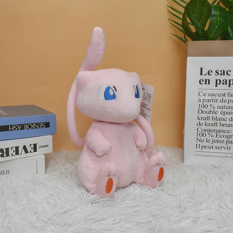 Pokemon Mew Plush Doll Kawaii Cartoon Go dex Mew Plush Toys Soft Stuffed Kawaii Anime Doll Pillow Birthday Gift For Kids