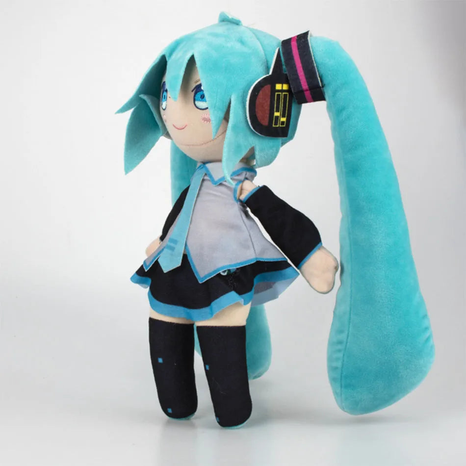 Cartoon 20cm Hatsune Miku Plush Doll Toy Anime sakura Miku snow Miku Character Kawaii Sitting posture Fufu Kids Christmas Gift