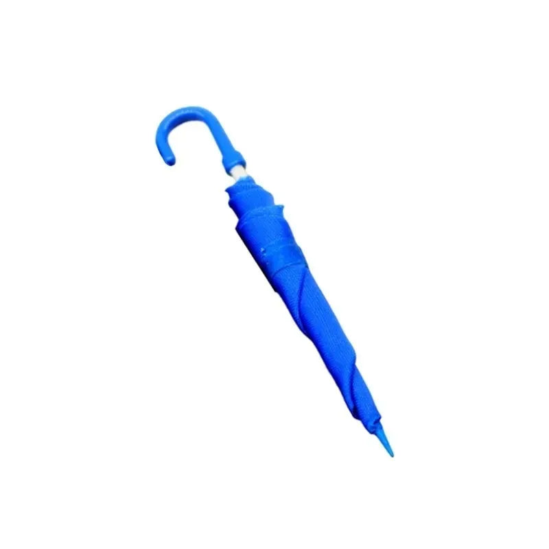 Dollhouse Mini Umbrella – Realistic 1:12 Non-Opening Dollhouse Accessory for Fairy Garden Paths & Micro Landscapes