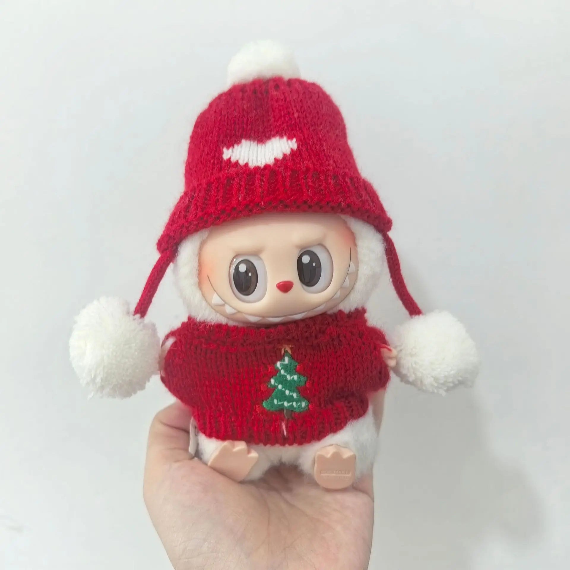 Labubu Keychain Halloween Pumpkin Onesie Doll Clothes Accessories Set Cute LABUBU Clothes Accessories Adorable Costumes