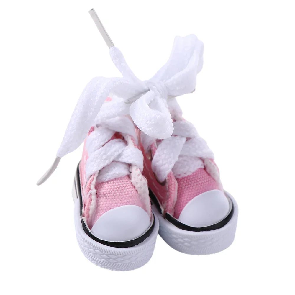 Dolls Accessories 3.5CM/5cm Sneakers Shoes Mini Shoes For Children Blyth Shoes Canvas Shoes Shoes