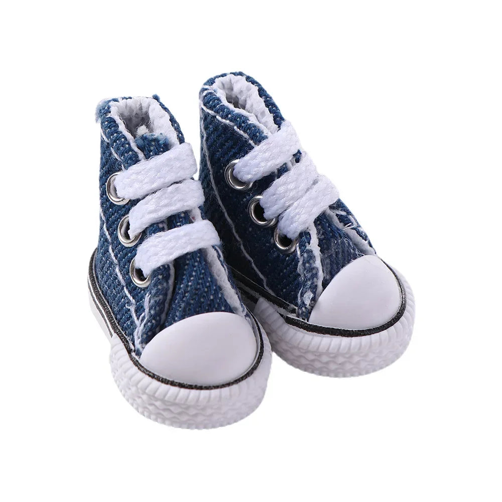 Dolls Accessories 3.5CM/5cm Sneakers Shoes Mini Shoes For Children Blyth Shoes Canvas Shoes Shoes