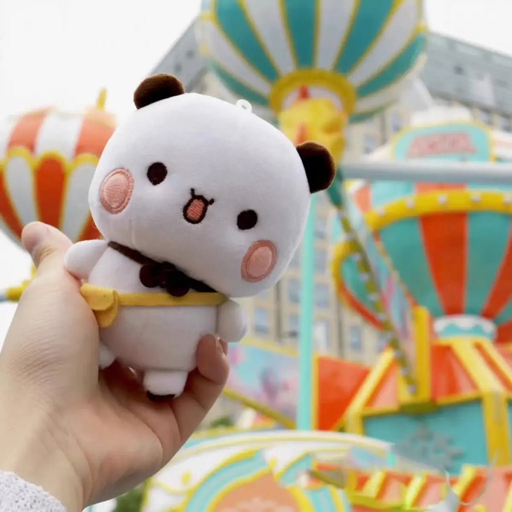 BuBu Plush Keychain Cute Cartoon Stuffed Animal Pendant Soft Bag Charm For Backpack Decor Fashion Accessories
