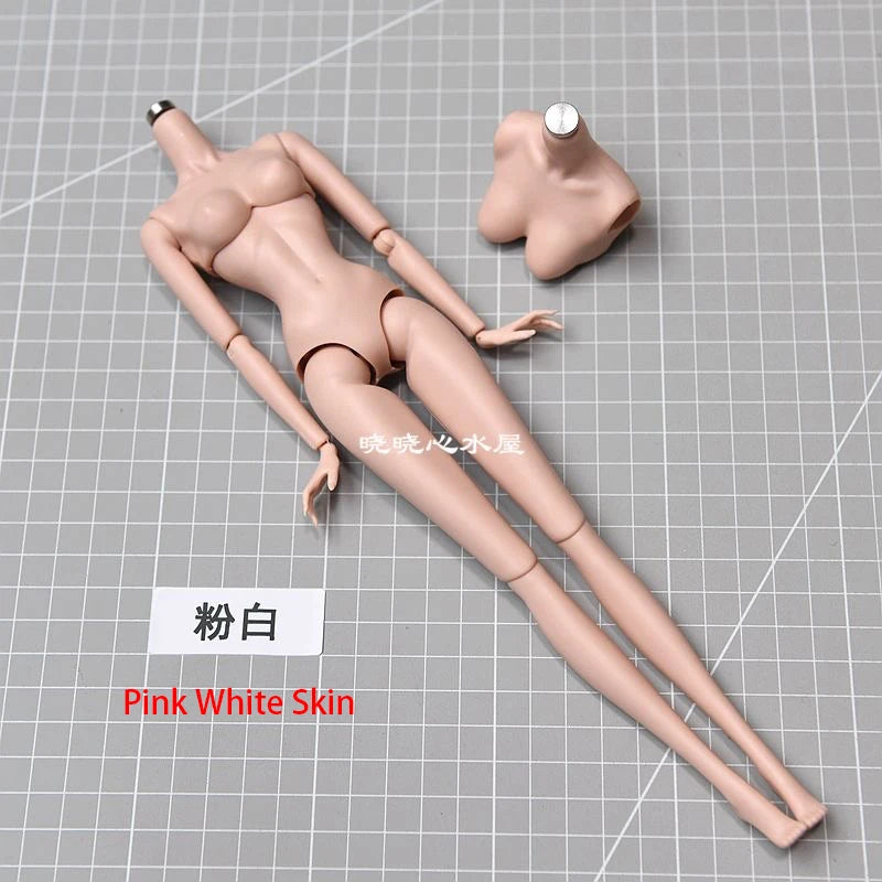 NEW LULY/Supermodel Doll Body Toy 12 Skin Tones High Quality With Replacement Big Boobs 1/6 Body Parts Removable For Babi Doll