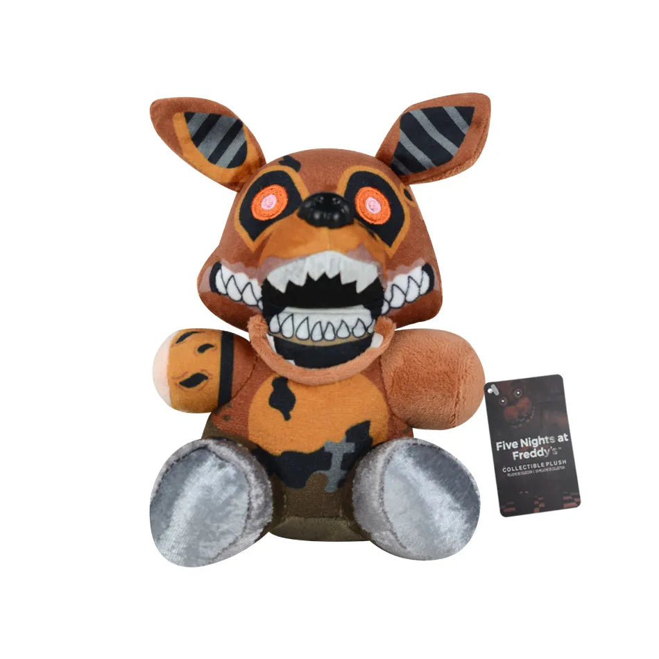2025New FiveNight At Freddy Fnaf Cute Plush Toys Doll Bonnie Bear Foxy Cartoon Stuffed Dolls Freddy Toys For Children Fans Gifts
