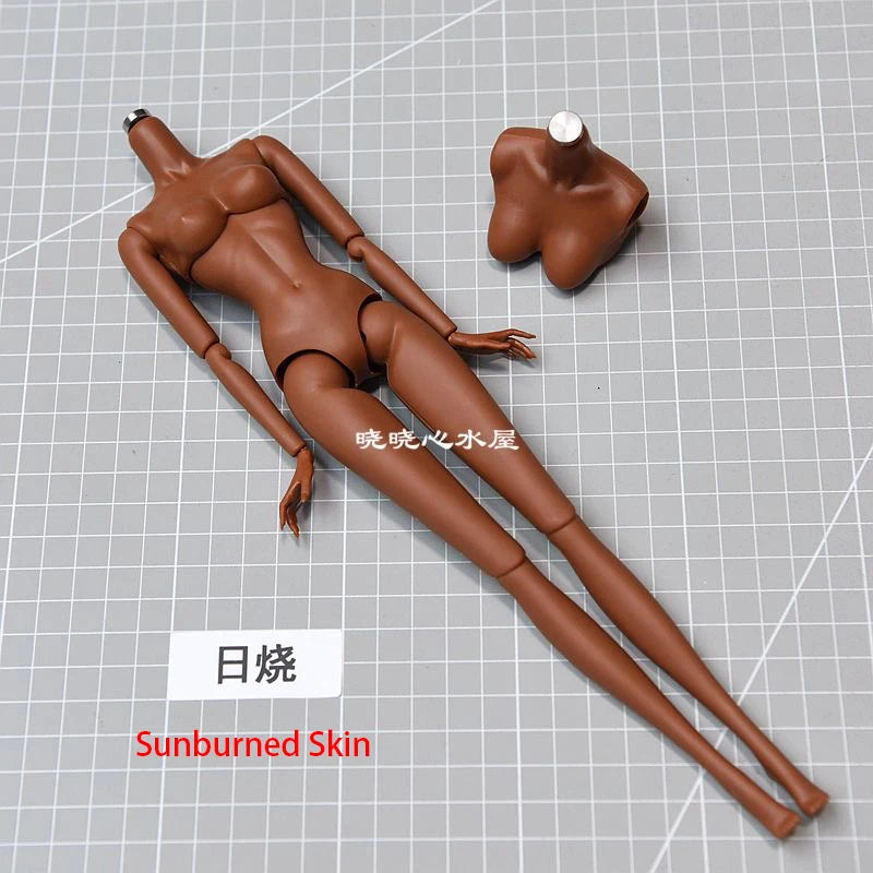 NEW LULY/Supermodel Doll Body Toy 12 Skin Tones High Quality With Replacement Big Boobs 1/6 Body Parts Removable For Babi Doll